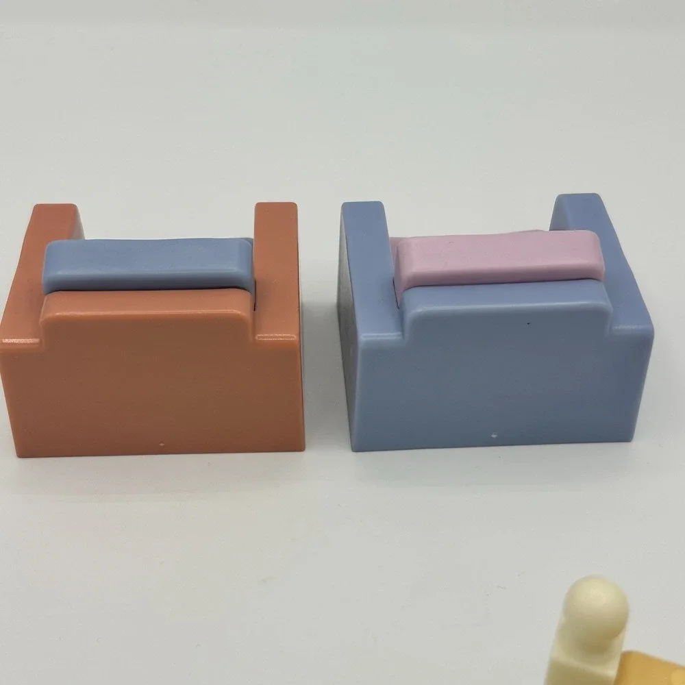 Bluey Dollhouse Furniture Lot 3 Pc Bed Chairs Replacement Accessories Toy